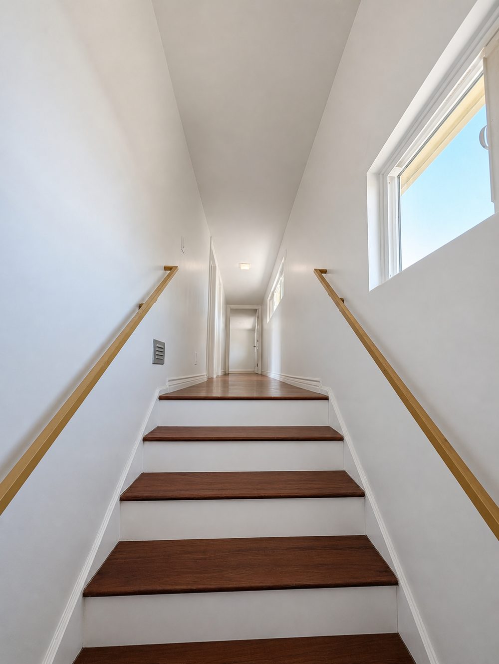 Staircase before